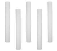 Générique 5 Pcs Frite Mousse pour Compositions Florales, Cylindres en Mousse Blancs Légers, Accessoires de Bouquet Polyvalents pour Fleuristes et DIY en Boutique