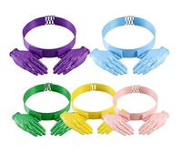 Générique 5 Pcs Funny Hand Shade Hat,Palm-Shaped Women's Visors,Lightweight Hands-Free Sun Shade Hat for Summer Fishing Golf Vacation Hiking Travel Pool Work Men Family Friend