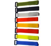 générique 5 pcs/Lot Multicolore Canne À Pêche Cravate Sangle Bretelles Attache Crochet Cravate Ceinture De Pêche AccessoireIntelligent et Charmant