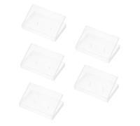 Générique 5 Pièces Boîte de Rangement Transparent pour Cassettes Audio Organisateur de Cassettes Protection Durable pour Enregistrements Musicaux Vocaux