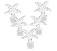 Générique 5 Pièces Bouteilles De Parfum Rechargeables Avec Étoile Bouchon De Bouteille Idéal Bouchon De Bouteille D'aromathérapie Bouchon De Bouteille De Parfum Pour Voyage Ou Usage