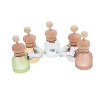 Générique 5 Pièces Bouteilles Verre Gelées Rechargeables pour Diffuseurs Miniatures de Fragrance et Accessoires de Voyage Élégants