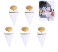 Générique 5 Pièces Filtre Flottant pour Machine à Laver Panier Attrape Poils Animaux Maille et Réutilisable Récupérateur Poils Chien et Chat Protection Lavage Toutes Lessives Facile À Nettoyer