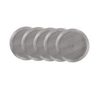 Générique 5 Pièces Filtre pour Cafetière à Piston Tamis de Rechange Écran Maille Fine Pièce de Remplacement En Acier Inoxydable Adapté pour La Cuisine et La Ma, Diamètre 8.5 Cm