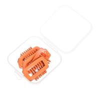 Générique 5 Pièces Lot de Pinces Cheveux pour Petits Chiens et Chatons, Clip Stable en Abs Orange, Design Nez Rapide et Facile à Utiliser, pour Sorties Quotidiennes