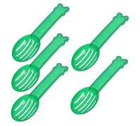 Générique 5 Pièces Pelle à Sable pour Hamster Bol Lit à Rats Cage à Hamsters Vaporisateurs Cuillère à Tamis pour Lapin Gerbille Récipient Boule De Bac à Sable pour Hamster Foins Plastique