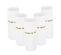 Générique 5 Pièces Sponge Head Applicator Bottles Refillable Plastic Liquid Containers For Cosmetic Lotion Essential Oil Paint Ink Glue Compact Travel-friendly Dauber For Precise Application