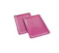 Generique - 5 Plateaux Carton Fuchsia