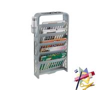 Générique 5-Tier Bookshelf - Resin Hand Figurine Holding | Kids Bookcase | Moveable Storage Book Rack | Textbook Storage Rack | Classroom Table Side Bookshelf