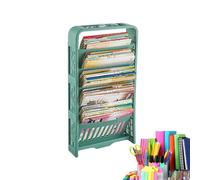 Générique 5-Tier Bookshelf - Resin Hand Figurine Holding | Kids Bookcase | Moveable Storage Book Rack | Textbook Storage Rack | Classroom Table Side Bookshelf