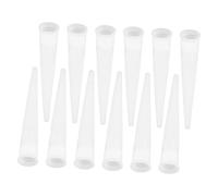 Générique 50 Embouts de Buses à Mastic en Plastique Blanc Embouts de Tubes pour Silicone Vis Anti-Fuite Accessoires Réutilisables pour Pose Portes et Fenêtres Réparation Joints et