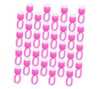 Générique 50 Pièces Anneaux pour Extensions de Cils Pigment Rings Cups Durables