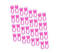 Générique 50 Pièces Anneaux pour Extensions de Cils Support de Colle pour Salons Diy