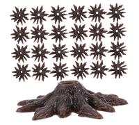 Générique 50 Pièces Arbre Miniatures pour Modélisme Ferroviaire Accessoires de Paysage DIY Support Décoratif Réaliste pour Maquettes Architecturales
