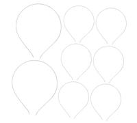 Générique 50 Pièces cerceaux de cheveux pour les femmes surmatelas pour femmes cheveux humains soie mini accessoire cheveux accessoires cheveux cerceaux de cheveux bricolage Silver