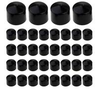 Générique 50 Pièces Coupelles Pivot PU Noires pour Truck de Skateboard | Pièce de Rechange Ajustement Sûr Longboard 6, 9 à 8 Pouces pour Aide à Réparation
