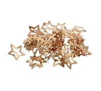 Générique 50 Pièces émettre une carte étoile agrafe doux épingle mignon forme barrettes à cheveux pour femmes Clips à bout de cheveux pour les femmes pinces à cheveux en métal alliage Doré