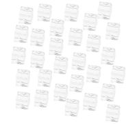Générique 50 Pièces Glaçons en Plastique Réutilisables pour Boissons, Cubes de Glace Décoratifs en Résine, Faciles à Nettoyer, Aspect Réaliste pour Présentation sur Table