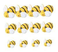 Générique 50 pièces Mini Bee Resin Charms DIY Craft Decorations For Phone Case And Small Projects Resin Material Creative Festival Accessories