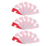 Générique 50 Pièces Patins de Pied pour Machine à Surjeter Résistants à Usure Tampons Adhésifs pour Pied Presseur Accessoires de Couture pour Surjeteuse Quatre Fils