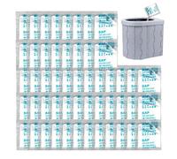 Générique 50 Pièces Solidificateur D'urine Et Désodorisant, Poudre Gelifiante Urine, Gels Absorbants pour Toilettes Portables, Idéal pour La Pêche, Les Voyages Et Le Camping