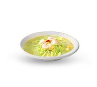 Générique 500 Assiettes Rondes en Fibre de Canne (Bagasse) Vaisselle Jetable Écologique, Biodégradable et Compostable - Résistant et Micro-ondable (19 cm creuse)