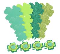 Générique 500 Pièces Autocollant Trèfle à Quatre Feuilles Décoration De La Saint Patrick Stickers Autocollants Trèfle Pour La Décoration Autocollants Pour La Saint Patrick Green Mousse