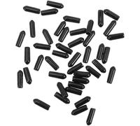 Générique 500 Pièces de Verrous en Plastique Noirs pour Crochets Panneaux Perforés, Robustes et Adaptés aux Crochets 1/4 Pouce, Accessoires Pratiques pour Rangement Mural