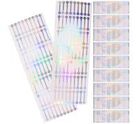 Générique 500 Pièces Lot D'autocollants de Sécurité Finition Élégante, Facile à Appliquer en Pvc pour Scellage pour Boîtes Présents et Flacons Cosmétiques