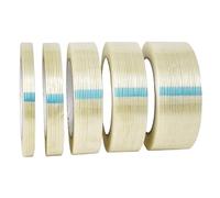 Générique 50mRuban fibre de verre Transparent, grille rayée, substrat simple face, haute viscosité, résistance à la traction, ruban en fibre de verre fixe 5 pièces(Transparent Grid,60mm)