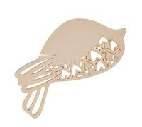 Générique 50pcs Nom Marque Place Oiseaux Creusé en Papier Déco Verre Anniversaire Décoration Table