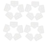 Générique 50pièces Bouchons De Protection Anti-poussière pour Ports Ethernet Couvercles De Capuchon pour Routeurs Et Ordinateurs Portables Accessoires De Protection LAN Blanc