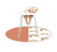 Générique 51 inch Splash Mat Game Picnic Mat, Waterproof, Washable, Non Slip, Chair Mats, Portable Floor Protector for, Kids