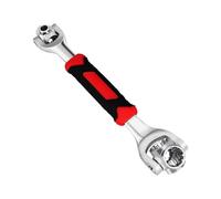 Générique 52 in 1 Universal Socket Spanner Wrench, Universal Socket Wrench with Multifunction 360 Degree Rotating Head, Spanner Tool for Home and Car Repair (silver)