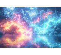 Générique 5D Ciel Diamond Painting Adulte Kit, DIY Océan Kits de Peinture Diamant, Diamond Art Complet Kits, Square Strass Point de Croix Painting pour Adultes Débutants Maison Décor 30x40cm -37184