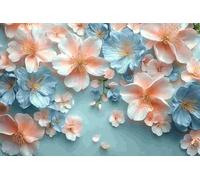 Générique 5D Fleur Diamond Painting Adulte Kit, DIY Usine Kits de Peinture Diamant, Diamond Art Complet Kits, Square Strass Point de Croix Painting pour Adultes Débutants Maison Décor 80x100cm -36574