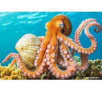 Générique 5D Océan Peinture Diamant Painting Kit, DIY Animaux Diamant Complet Kits, Diamond Art Kits pour Adultes Débutants, Square Diamond Strass Point de Croix Painting, Maison Décor 30x40cm -37137