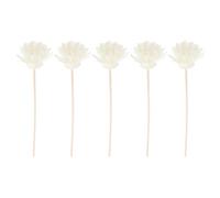 Générique 5ensemble Bâtons Diffuseur Rotin Naturel Parfum Chrysanthème Petit pour Huile Essentielle Aromathérapie Décor Intérieur