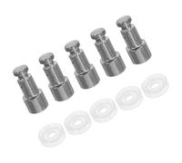 Générique 5ensembles Accessoires Autocuiseur Électrique Valve à Flotteur Acier Inoxydable Résistance Haute Température Étanchéité Compatible Remplacement Facile pour Cuiseur sous Pression