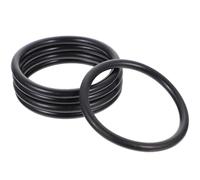 Générique 5pcs Anneaux en Caoutchouc Noir pour Bol Chantant, Accessoires Légers et Compacts pour Support Stable de Bol Sonore