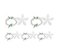 Générique 5PCS Attrape Cheveux Égouttoir | 40cm Crochet Flexible Nettoyage Canalisation Chaîne | Outil Anti Bouchon Salle Bain Cuisine PP Fer | Déboucheur Tuyau