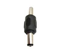 Générique 5PCS DC Power Adapter 5.5X2.1mm Double Male to Male Jack Connector Plug for Power Cable Conversion