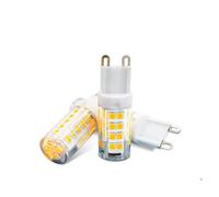 Générique 5pcs G9 LED Ampoules, 3W 5W 9W AC 220V 230V Économie d'énergie Lampes de maïs Blanc Froid/Chaud 360 Rayons pour la décoration de l'éclairage de la Maison,Cold White,9W