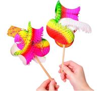 Générique 5pcs Magic Transforming Paper Flower Toy, Chinese Traditional Handmade Craft, 18 Transformative Designs, DIY Paper Craft Set, Colorful Festival Educational Toy & Home Decor