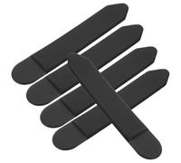 Générique 5pcs Manchons Adhésifs pour Stylo Numérique en Spandex Noir, Forte Adhérence et Facile à Transporter, Étui Pratique pour Stylet Tablette