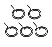 Générique 5Pcs Replacement Spring Door Handle Springs for Door Knob Handle Knob Lever Latch Internal Coils Spindle Lock Torsion Spring Spiral Repair (Model B (Extended))