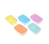 Générique 5Pcs Silicone Gâteau Moule Muffin Cupcake Cuisson Moules BRICOLAGE Outils De Décoration De Gâteau De Mariage Décorations De Fête D'anniversaire