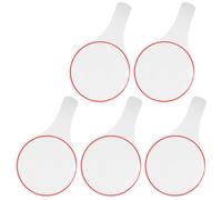 Générique 5pcs Tableau de Score Effaçable à Sec Poignée, Surface Unique en Mousse Blanche, Solide et Réutilisable pour Enchères et Votes
