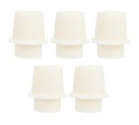 Générique 5pièces Bouchons Coniques Silicone pour Tubes à Essai et Flacons Erlenmeyer Étanchéité Laboratoire Compacte Sécurisée Facile à Retirer