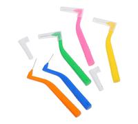 Générique 5pièces Brossettes Interdentaires pour Nettoyage Précis Entre les Dents Brosse à Dents Angulée Portable pour Appareils Orthodontiques et Soins Bucco-dentaires Déplacement